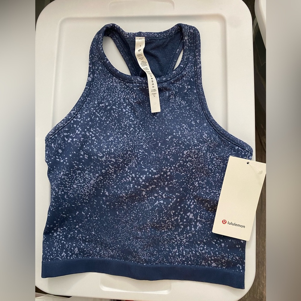 NWT Lululemon Ebb to Street RB Crop Tank